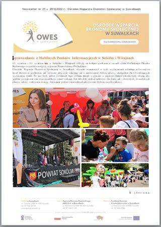 Okładka Newsletter nr 29 - 05.10.2022 r.