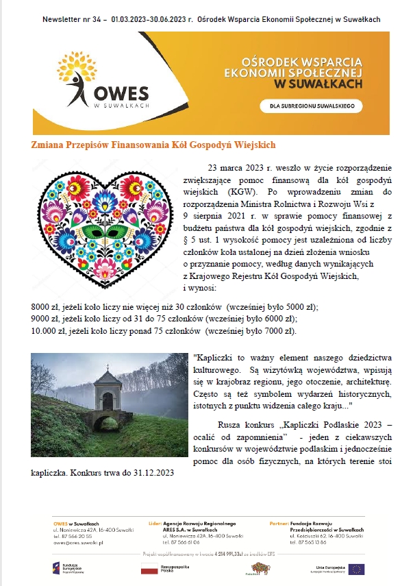 Okładka Newsletter nr 34